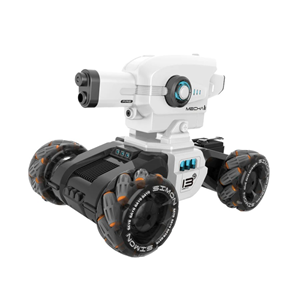 ماشین کنترلی شارژی لیزری نگهبان تیر ژله ای پرتاب کن Mecha Guardian Water Bomb Spray Car Remote Control 1:12 -اسباب بازی
